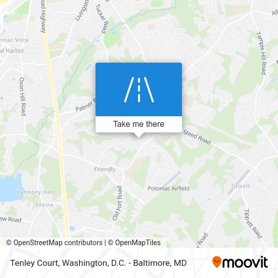 Mapa de Tenley Court