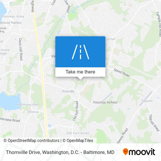 Thornville Drive map