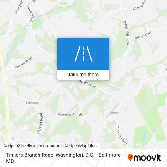 Mapa de Tinkers Branch Road
