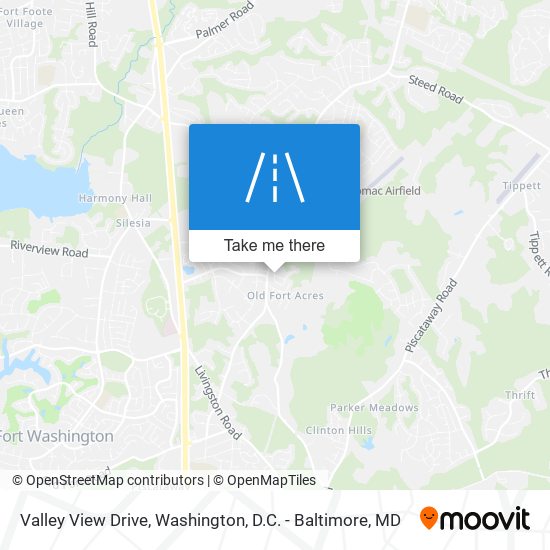 Valley View Drive map