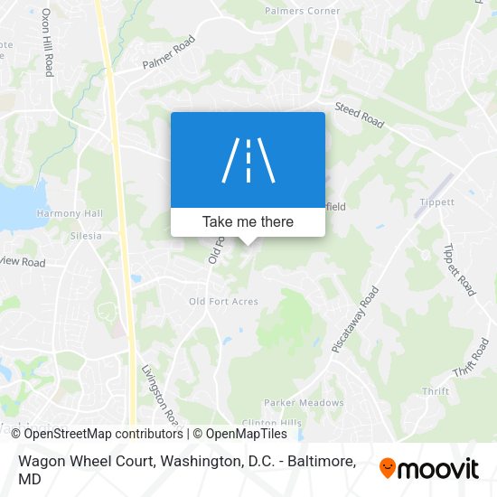 Mapa de Wagon Wheel Court