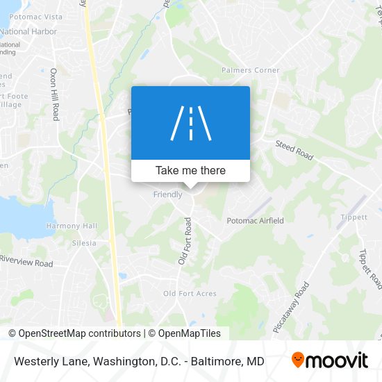 Mapa de Westerly Lane