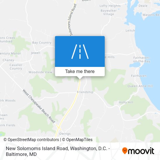 New Solomoms Island Road map