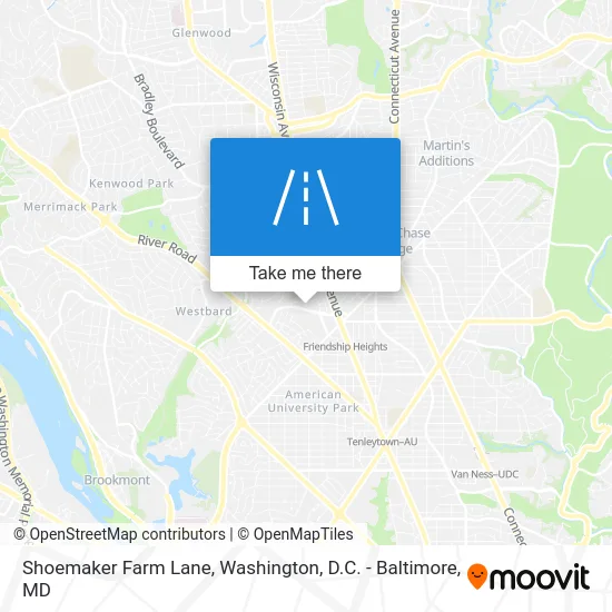 Shoemaker Farm Lane map