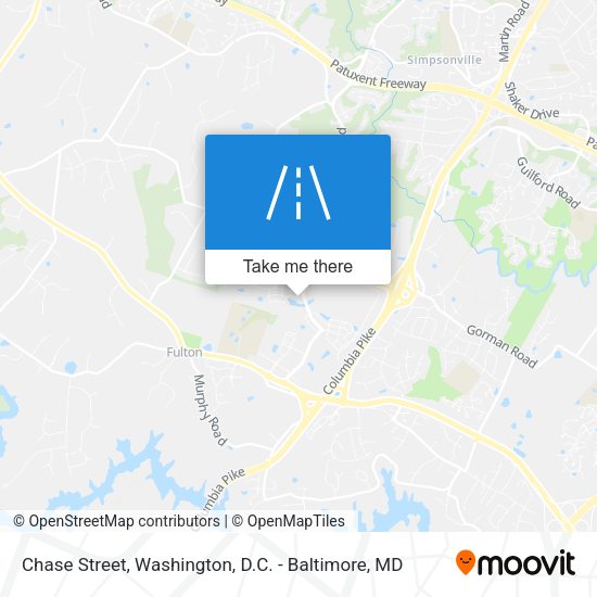 Mapa de Chase Street
