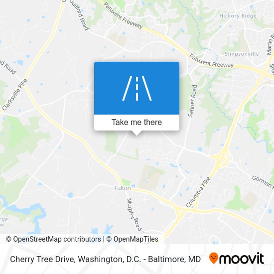Cherry Tree Drive map