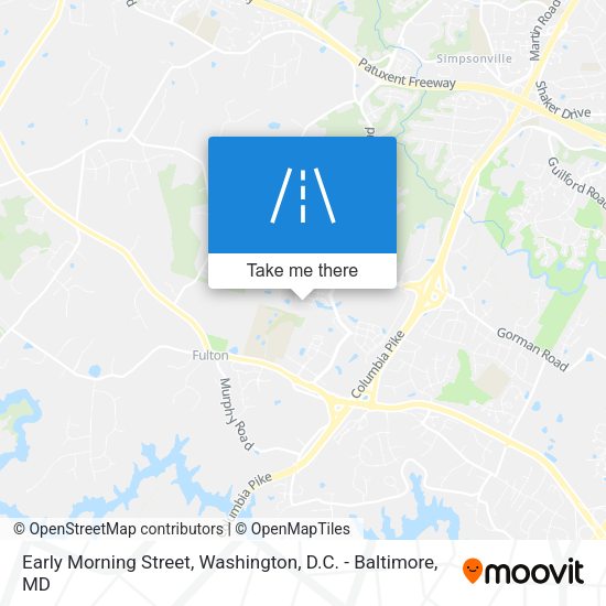 Mapa de Early Morning Street