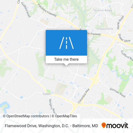 Flamewood Drive map