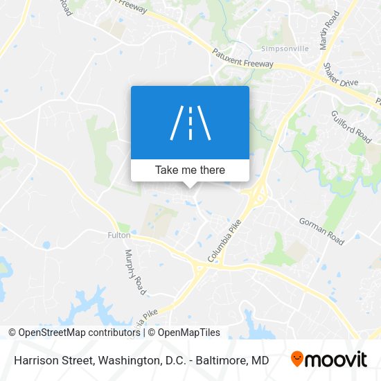 Harrison Street map