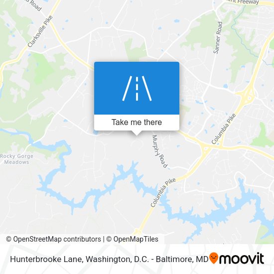 Mapa de Hunterbrooke Lane