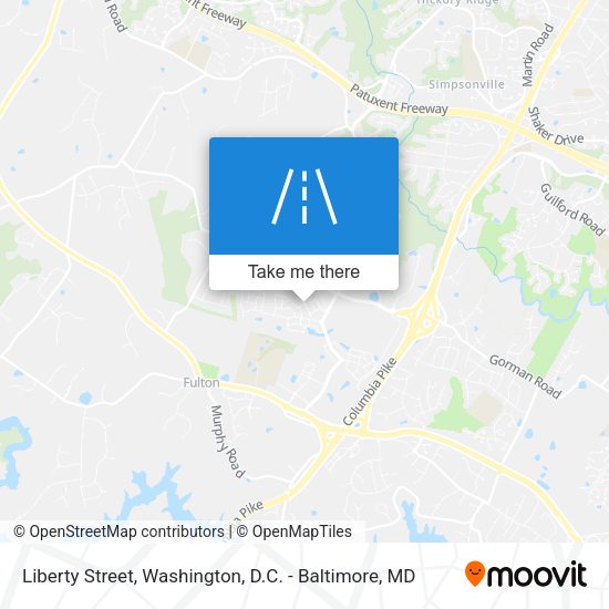 Mapa de Liberty Street