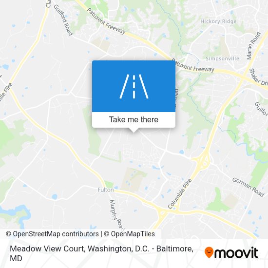 Mapa de Meadow View Court