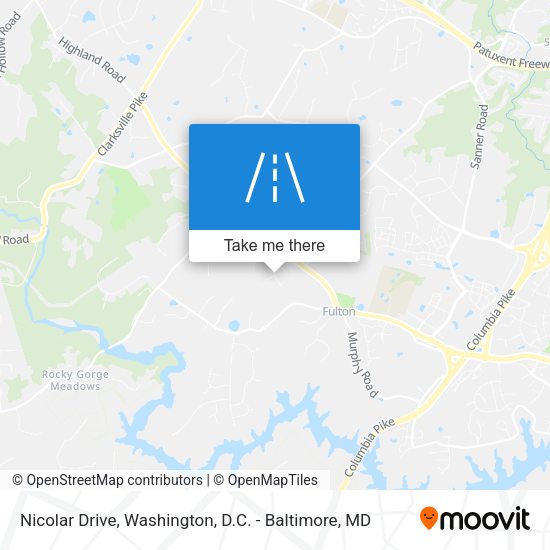 Nicolar Drive map