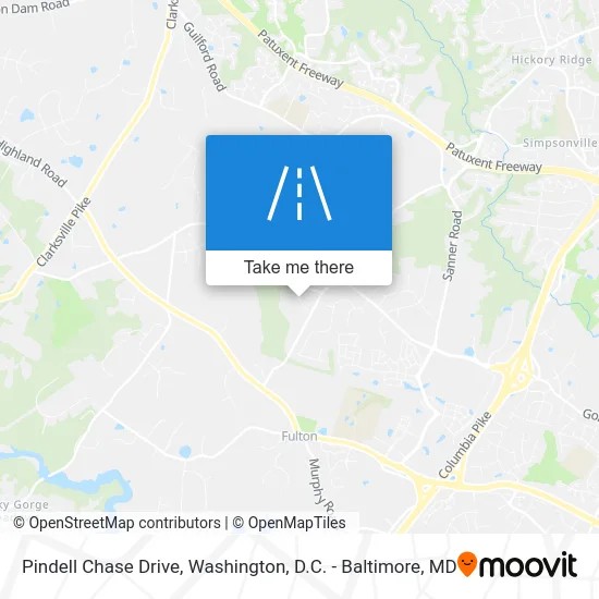 Pindell Chase Drive map