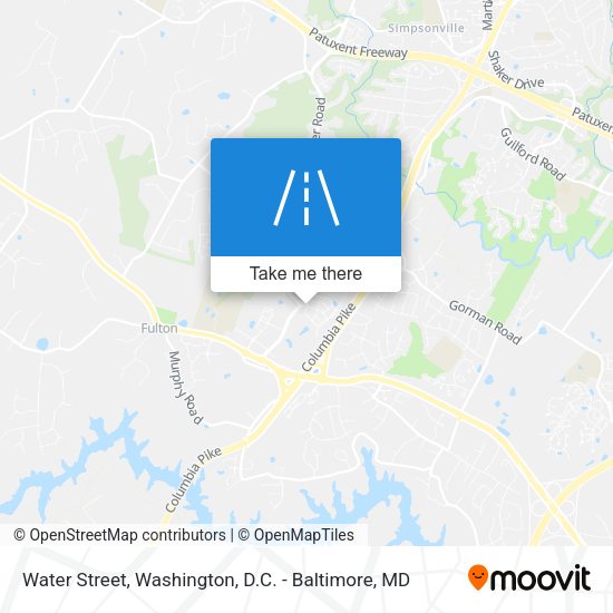 Water Street map