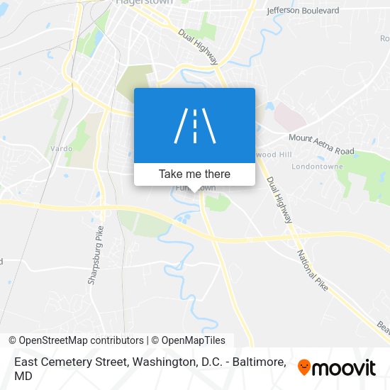 East Cemetery Street map