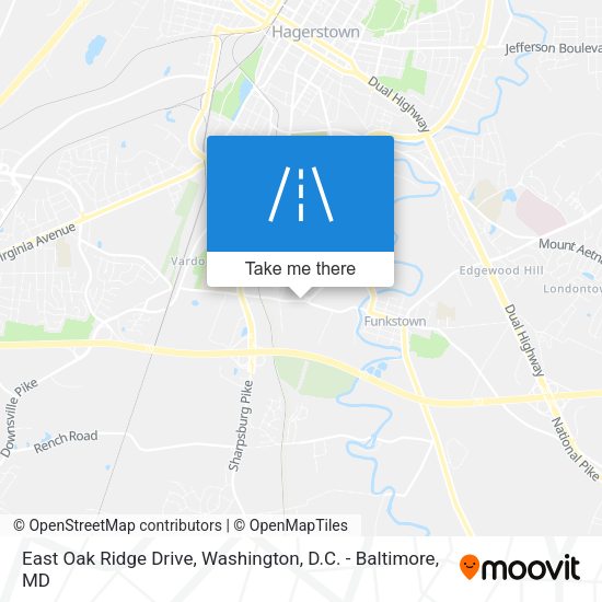 Mapa de East Oak Ridge Drive