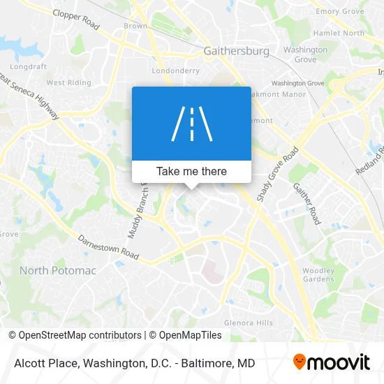 Alcott Place map