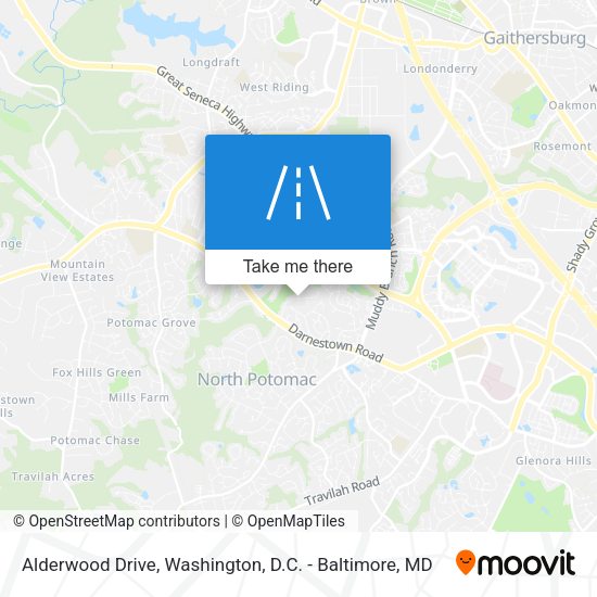 Alderwood Drive map