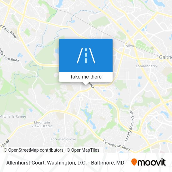 Mapa de Allenhurst Court