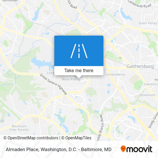 Almaden Place map