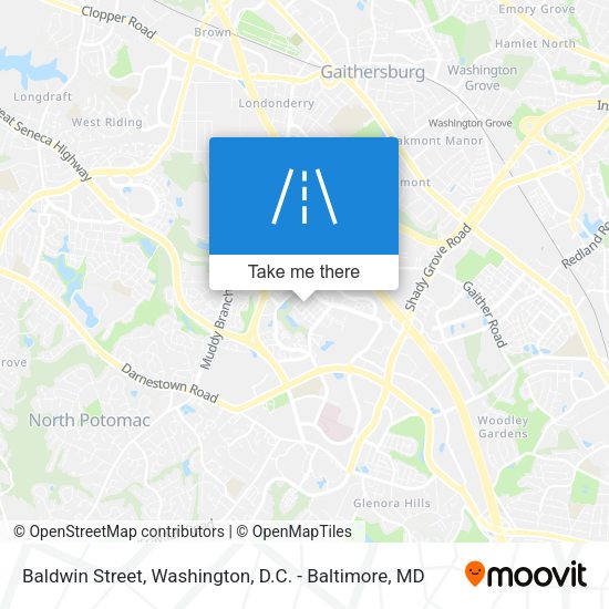 Baldwin Street map
