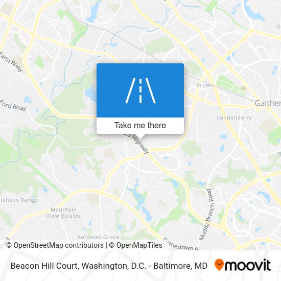 Beacon Hill Court map