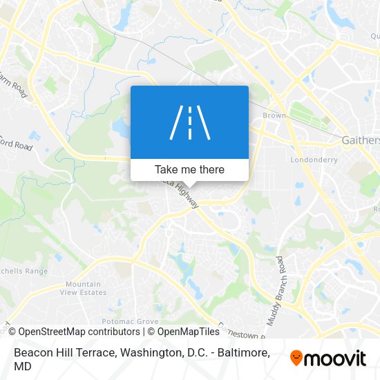 Beacon Hill Terrace map