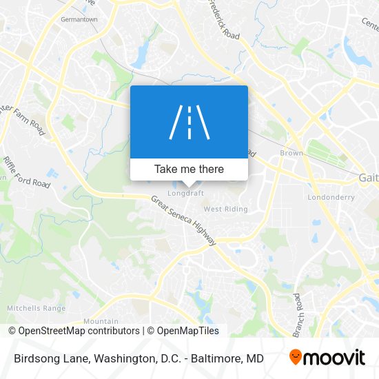 Mapa de Birdsong Lane