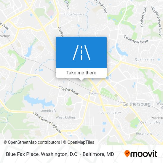 Mapa de Blue Fax Place