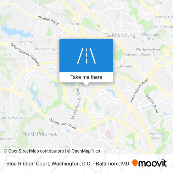 Blue Ribbon Court map
