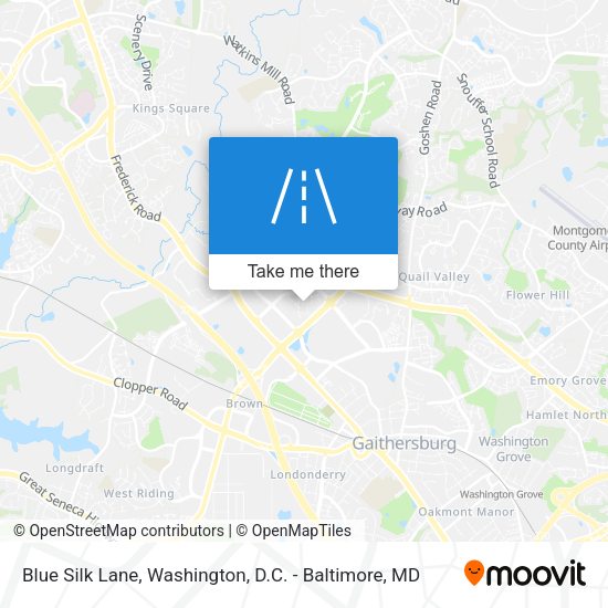 Blue Silk Lane map