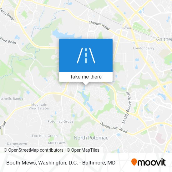 Booth Mews map