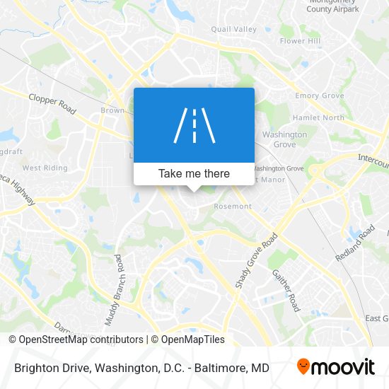 Mapa de Brighton Drive