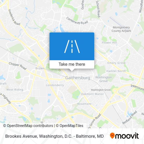 Brookes Avenue map