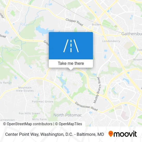 Center Point Way map