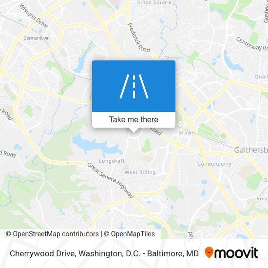 Mapa de Cherrywood Drive