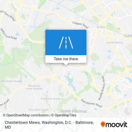 Mapa de Chestertown Mews