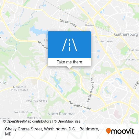 Chevy Chase Street map