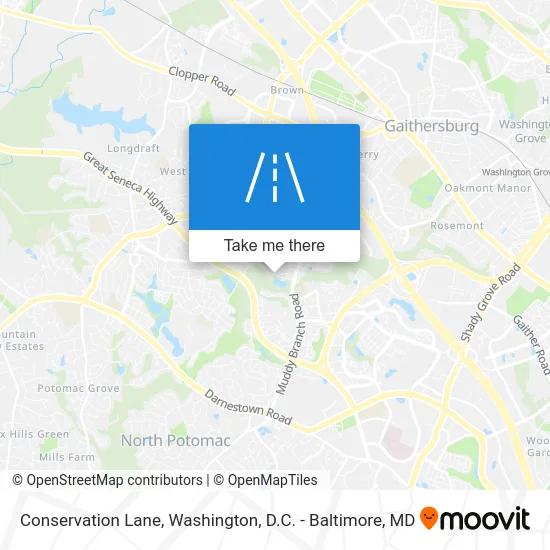 Conservation Lane map