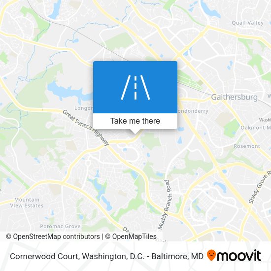 Cornerwood Court map