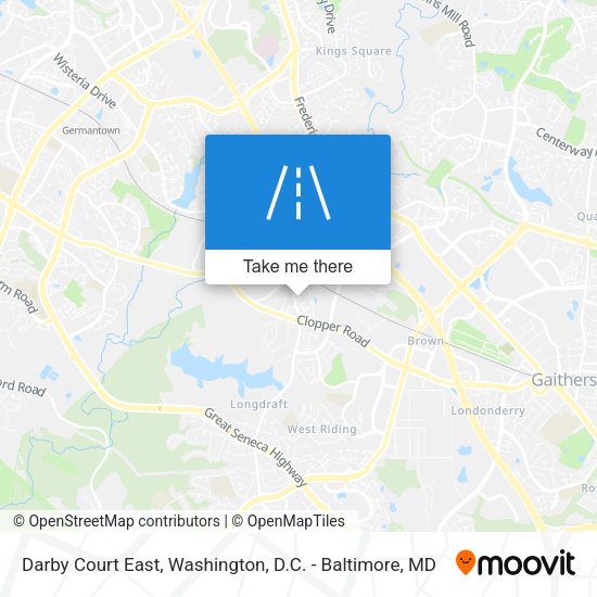 Mapa de Darby Court East