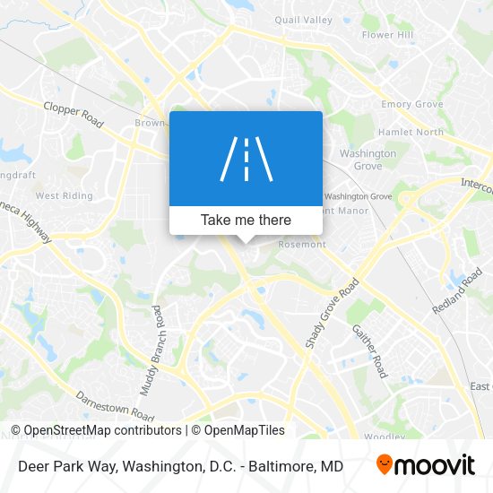 Deer Park Way map