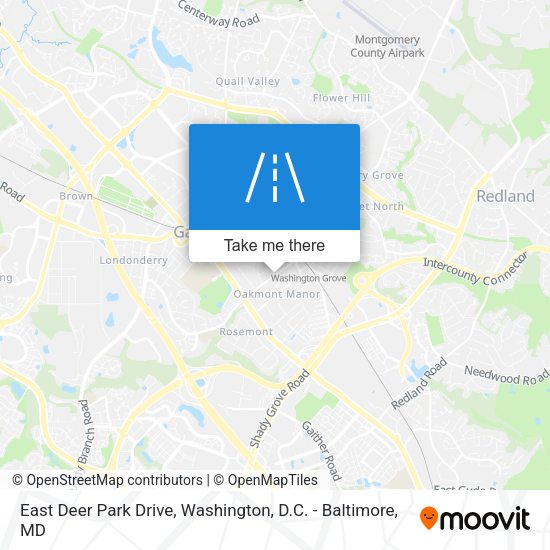East Deer Park Drive map