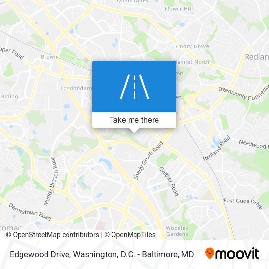 Edgewood Drive map