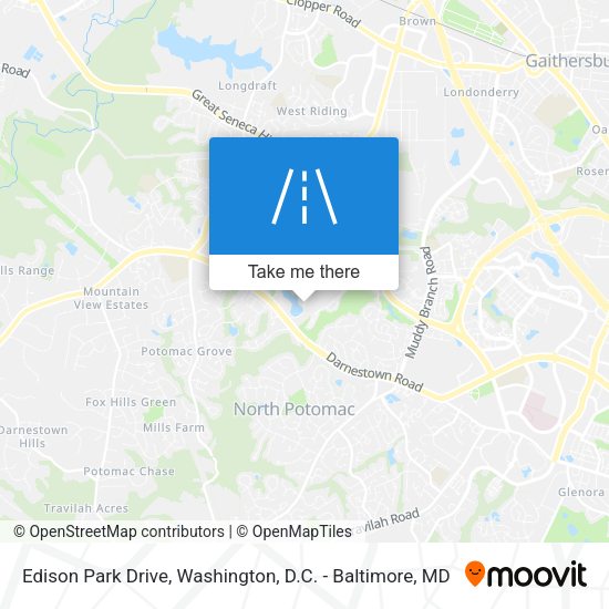 Edison Park Drive map