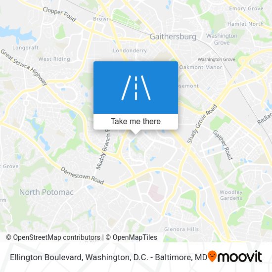 Mapa de Ellington Boulevard