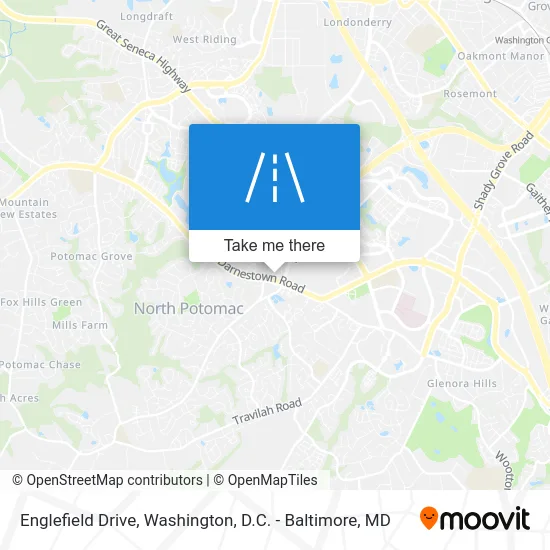 Englefield Drive map