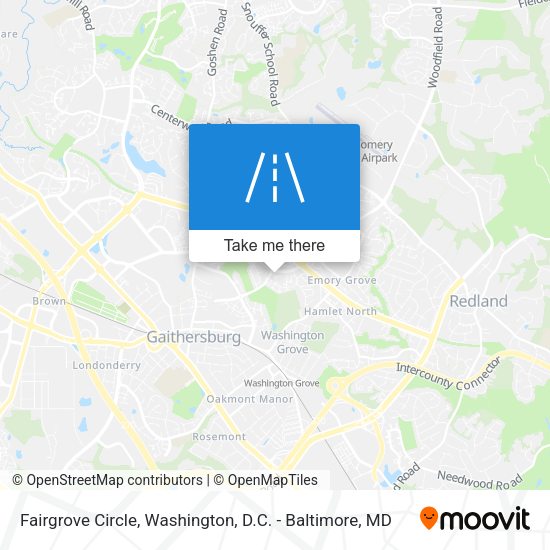 Mapa de Fairgrove Circle