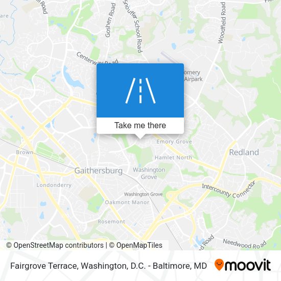 Fairgrove Terrace map